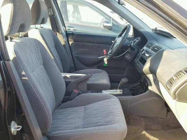 JHMES26754S002027 - 2004 HONDA CIVIC EX შავი ფოტო 5