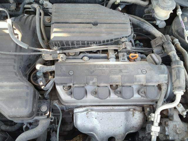 JHMES26754S002027 - 2004 HONDA CIVIC EX შავი ფოტო 7