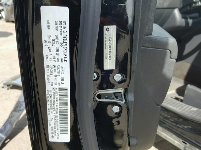 1C4NJCBA3ED843152 - 2014 JEEP COMPASS SP BLACK photo 10