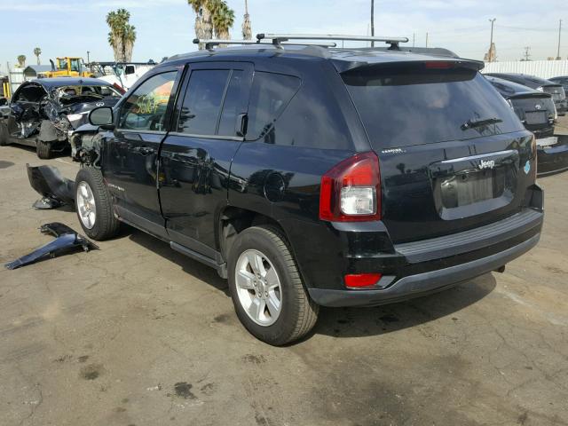 1C4NJCBA3ED843152 - 2014 JEEP COMPASS SP BLACK photo 3