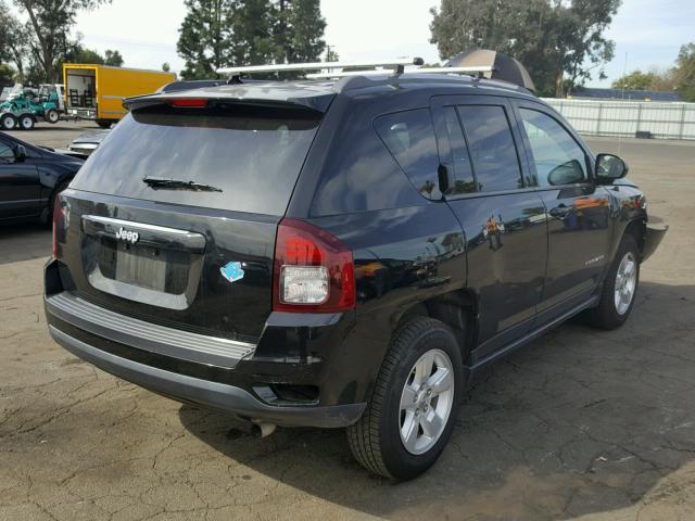 1C4NJCBA3ED843152 - 2014 JEEP COMPASS SP BLACK photo 4