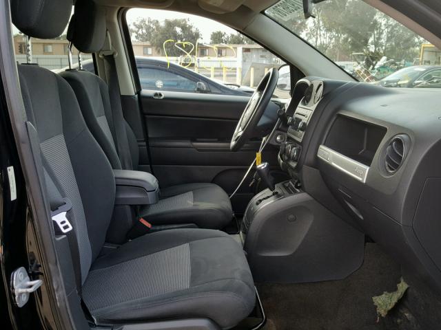 1C4NJCBA3ED843152 - 2014 JEEP COMPASS SP BLACK photo 5