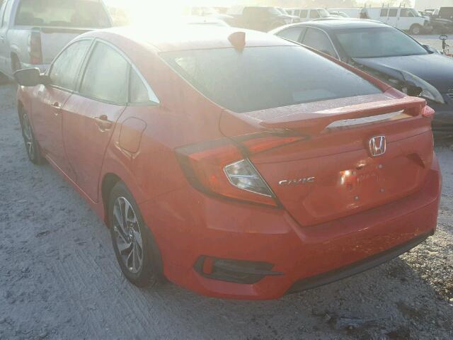 2HGFC2F73HH503368 - 2017 HONDA CIVIC EX წითელი ფოტო 3