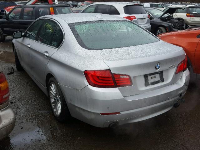 WBAFU7C52CDU65050 - 2012 BMW 535 XI SILVER photo 3