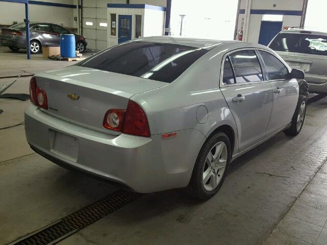 1G1ZA5E14BF161480 - 2011 CHEVROLET MALIBU LS ნაცრისფერი ფოტო 4