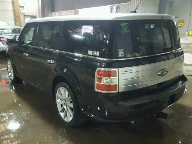 2FMHK6DC5BBD05639 - 2011 FORD FLEX LIMIT BLACK photo 3