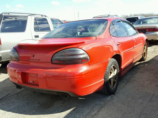 1G2WP52KXYF342358 - 2000 PONTIAC GRAND PRIX Qırmızı foto 4