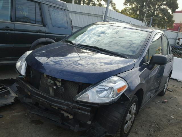 3N1CC1AP6AL465251 - 2010 NISSAN VERSA S BLUE photo 2