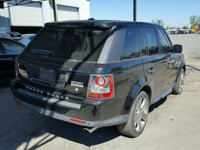 SALSH2E44AA256333 - 2010 LAND ROVER RANGE ROVE BLACK photo 4