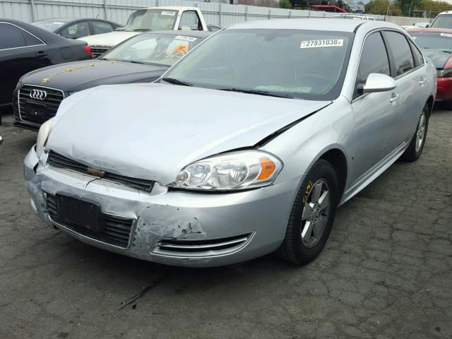 2G1WT57N291161296 - 2009 CHEVROLET IMPALA 1LT SILVER photo 2