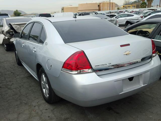 2G1WT57N291161296 - 2009 CHEVROLET IMPALA 1LT SILVER photo 3