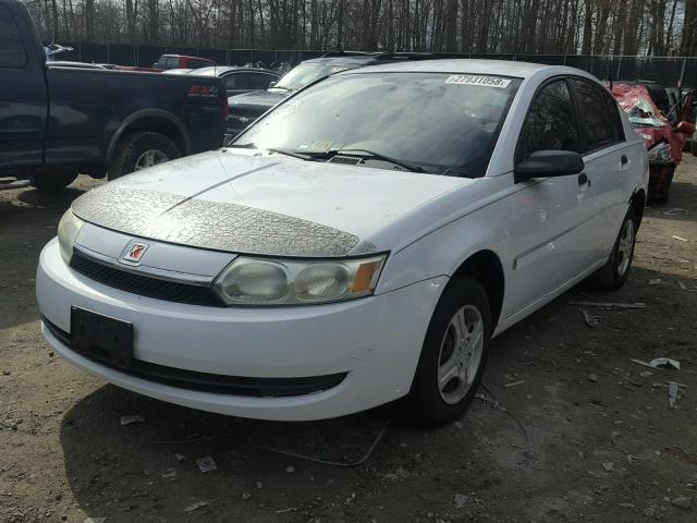 1G8AF52F74Z129303 - 2004 SATURN ION LEVEL WHITE photo 2