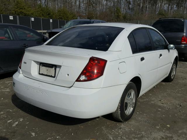 1G8AF52F74Z129303 - 2004 SATURN ION LEVEL WHITE photo 4