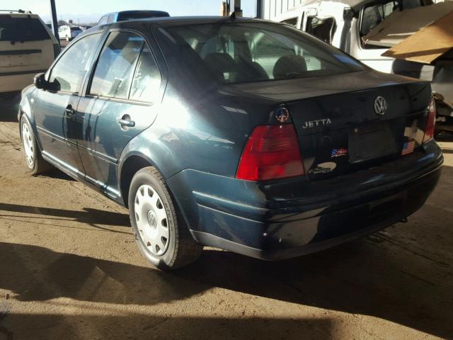 3VWRS29M41M052231 - 2001 VOLKSWAGEN JETTA GL GREEN photo 3