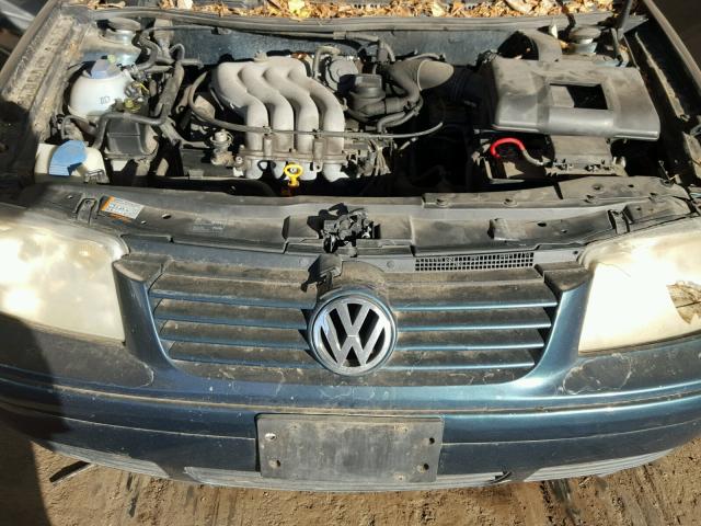 3VWRS29M41M052231 - 2001 VOLKSWAGEN JETTA GL GREEN photo 7