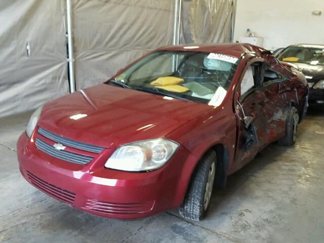 1G1AL18F887166806 - 2008 CHEVROLET COBALT LT BURGUNDY photo 2