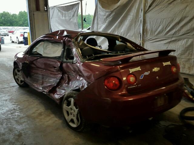 1G1AL18F887166806 - 2008 CHEVROLET COBALT LT BURGUNDY photo 3