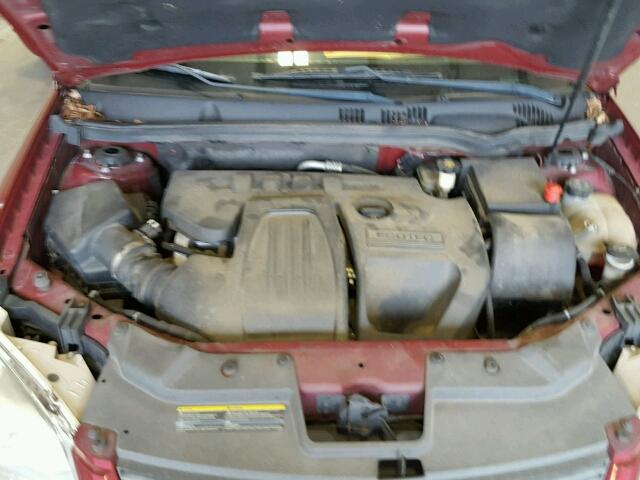 1G1AL18F887166806 - 2008 CHEVROLET COBALT LT BURGUNDY photo 7