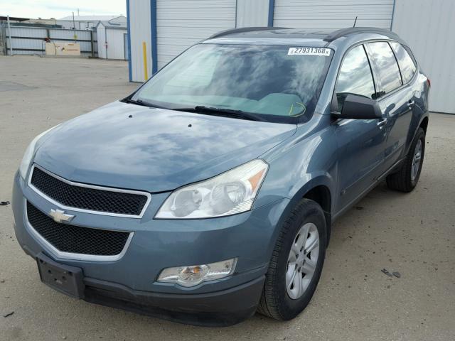 1GNER13D89S114742 - 2009 CHEVROLET TRAVERSE L GREEN photo 2