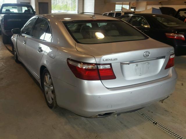 JTHGL46F875004933 - 2007 LEXUS LS 460L SILVER photo 3