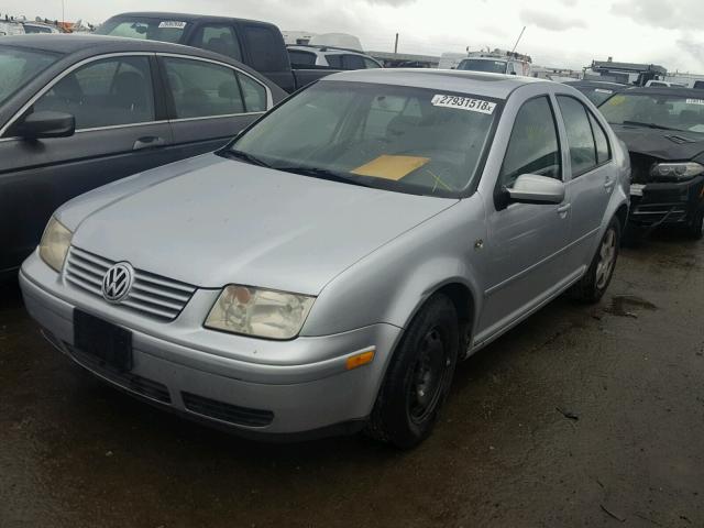 3VWSE69M12M184848 - 2002 VOLKSWAGEN JETTA GLS SILVER photo 2