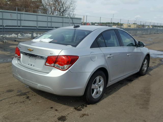 1G1PC5SB0F7222113 - 2015 CHEVROLET CRUZE LT SILVER photo 4