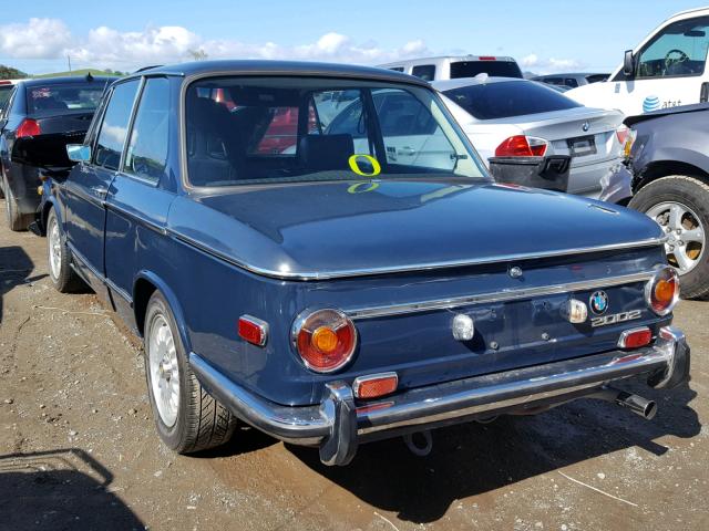 2578380 - 1972 BMW 2002 BLUE photo 3