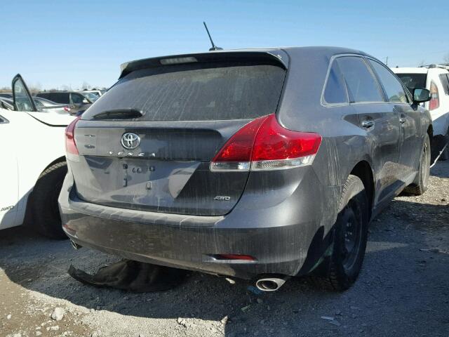 4T3BK11A29U018928 - 2009 TOYOTA VENZA BASE GRAY photo 4