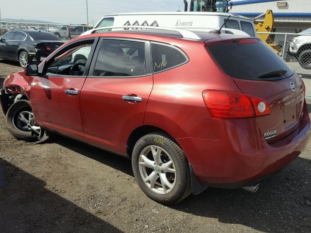 JN8AS5MV8AW149115 - 2010 NISSAN ROGUE S RED photo 3
