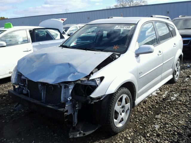 5Y2SL65877Z435248 - 2007 PONTIAC VIBE SILVER photo 2