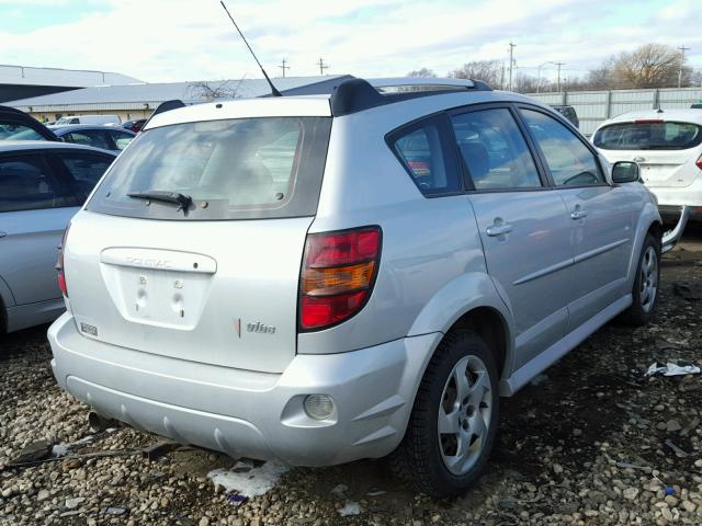 5Y2SL65877Z435248 - 2007 PONTIAC VIBE SILVER photo 4