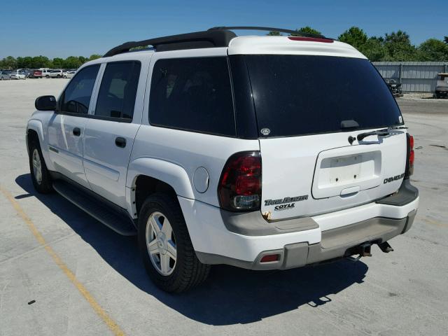 1GNET16SX36155448 - 2003 CHEVROLET TRAILBLAZE WHITE photo 3