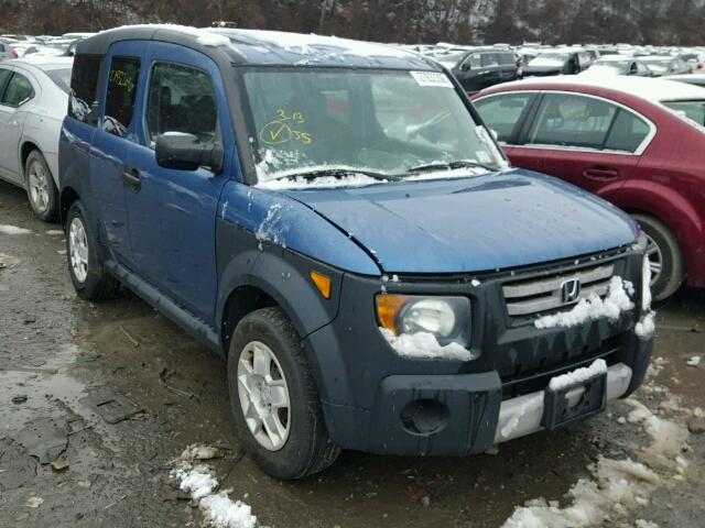 5J6YH18387L009709 - 2007 HONDA ELEMENT LX BLUE photo 1