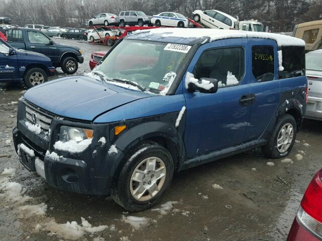 5J6YH18387L009709 - 2007 HONDA ELEMENT LX BLUE photo 9