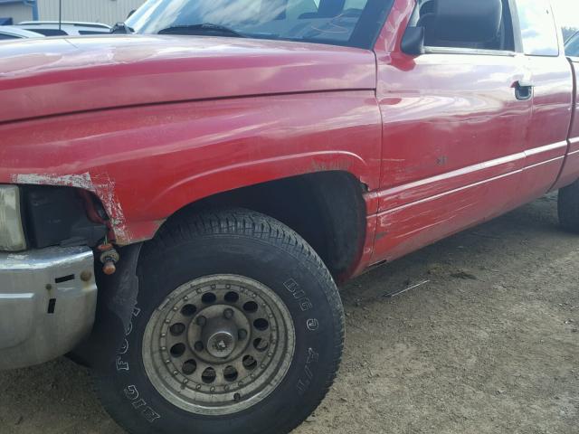 3B7HC13Y9TG130411 - 1996 DODGE RAM 1500 RED photo 9