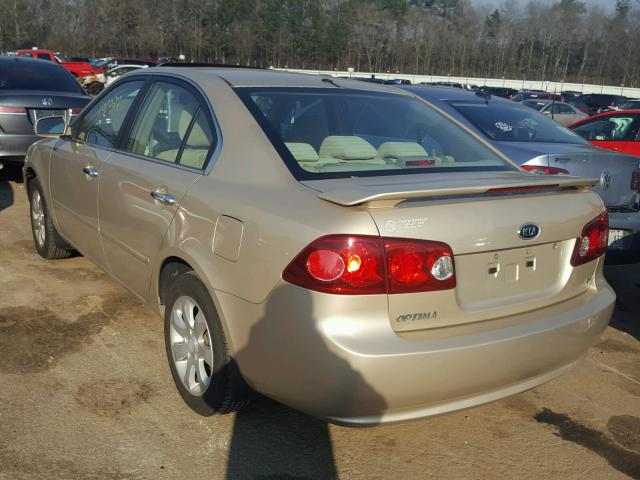 KNAGE123175082280 - 2007 KIA OPTIMA LX GOLD photo 3