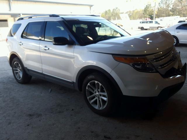 1FM5K7D8XDGA10388 - 2013 FORD EXPLORER X WHITE photo 1