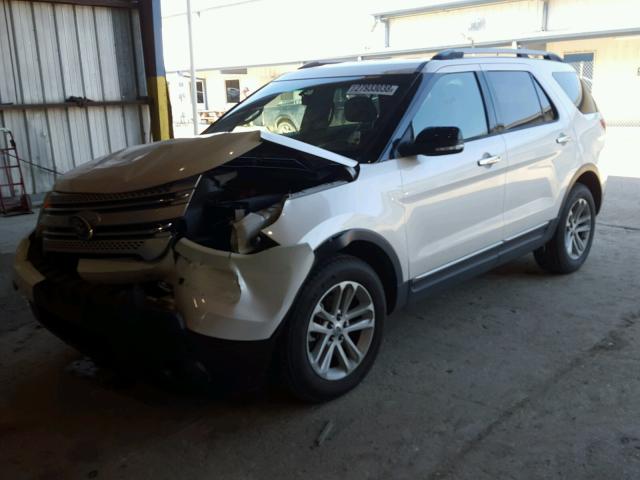 1FM5K7D8XDGA10388 - 2013 FORD EXPLORER X WHITE photo 2