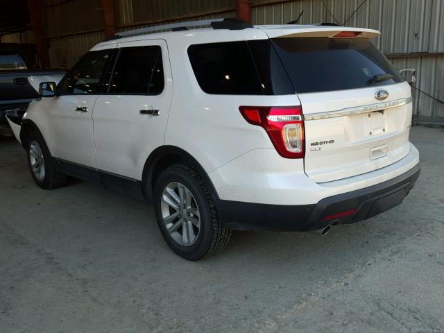 1FM5K7D8XDGA10388 - 2013 FORD EXPLORER X WHITE photo 3