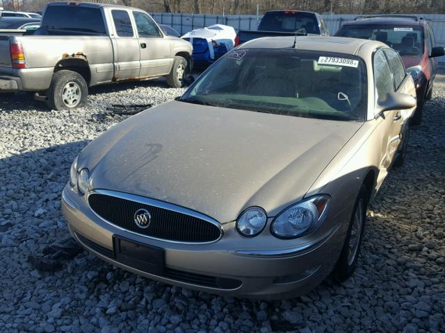 2G4WD532951324533 - 2005 BUICK LACROSSE C GOLD photo 2