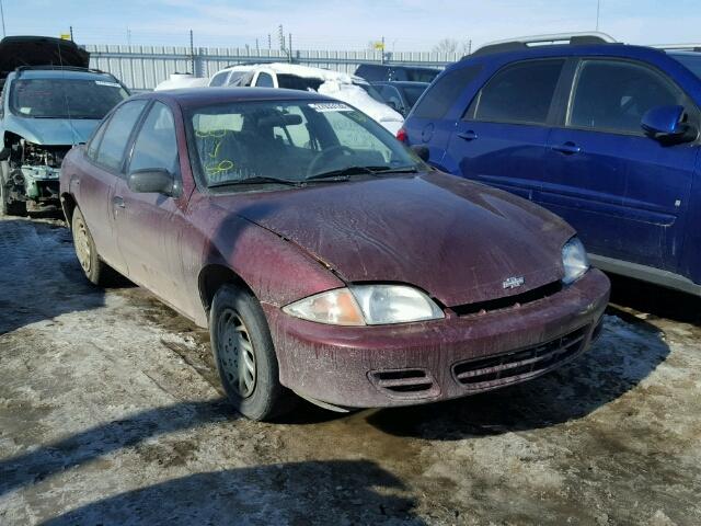 3G1JC52462S205450 - 2002 CHEVROLET CAVALIER B BURGUNDY photo 1