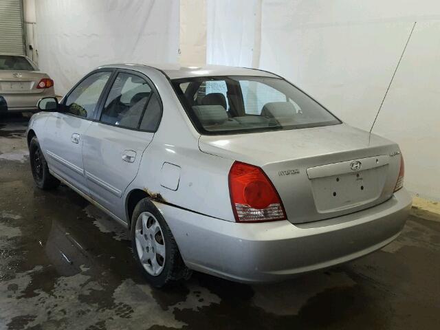 KMHDN46DX4U836266 - 2004 HYUNDAI ELANTRA GL SILVER photo 3