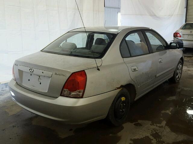 KMHDN46DX4U836266 - 2004 HYUNDAI ELANTRA GL SILVER photo 4