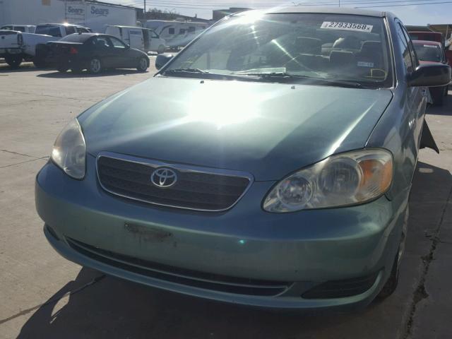 1NXBR32E56Z763086 - 2006 TOYOTA COROLLA CE GREEN photo 2