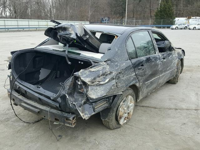 1G1ZT51F86F161144 - 2006 CHEVROLET MALIBU LT BLACK photo 4