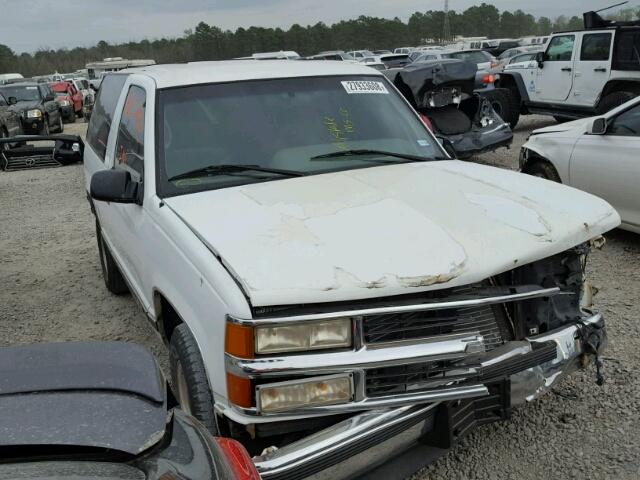 3GNEC18R0TG163552 - 1996 CHEVROLET TAHOE C150 WHITE photo 1