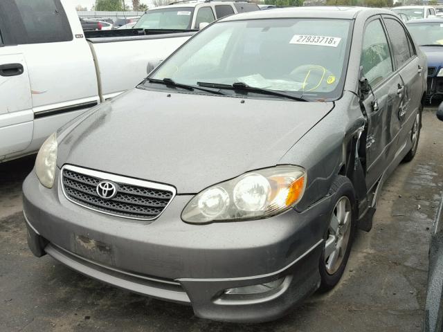 1NXBR30E68Z022600 - 2008 TOYOTA COROLLA CE GRAY photo 2