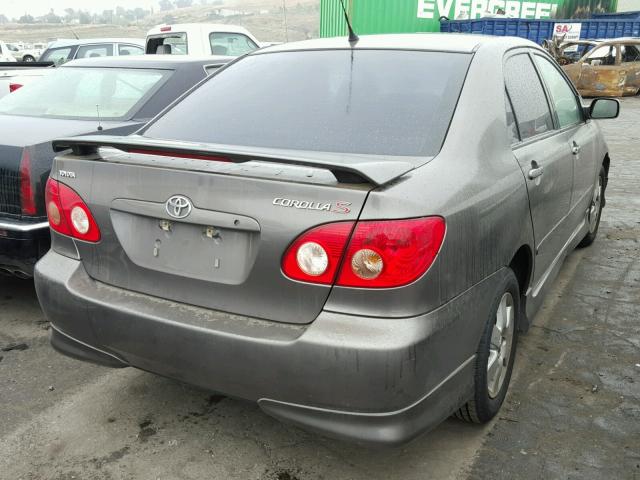 1NXBR30E68Z022600 - 2008 TOYOTA COROLLA CE GRAY photo 4