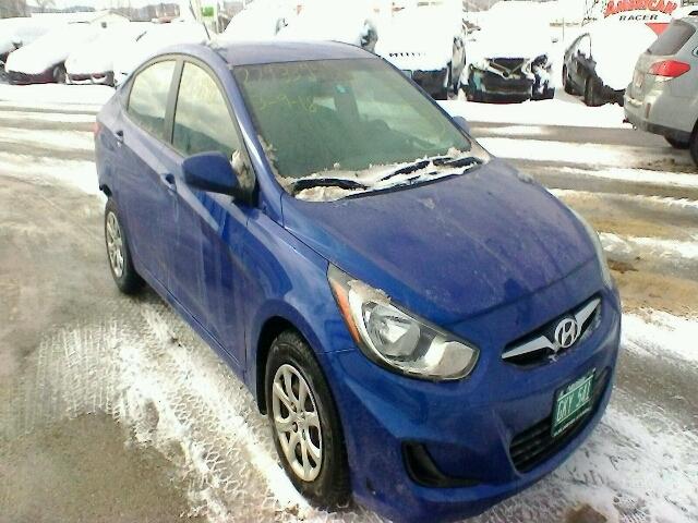 KMHCT4AE6CU152511 - 2012 HYUNDAI ACCENT GLS BLUE photo 1