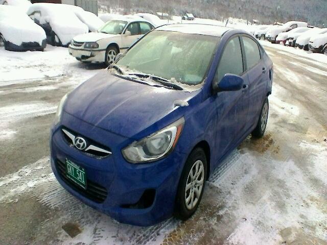 KMHCT4AE6CU152511 - 2012 HYUNDAI ACCENT GLS BLUE photo 2